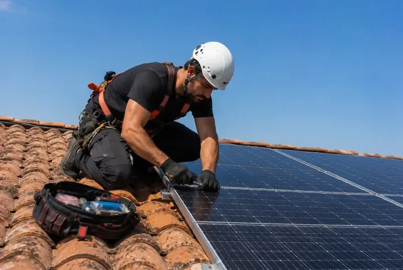 Maintenance et monitoring de panneaux solaires à Montigné-lès-Rairies