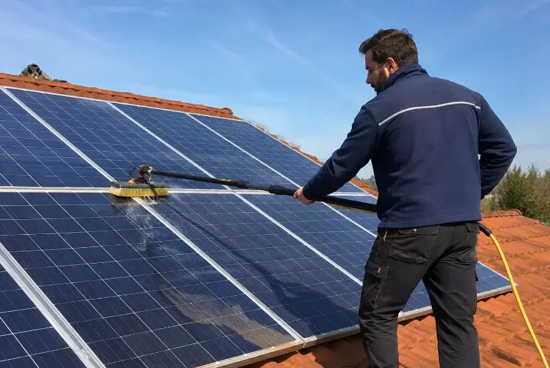 Nettoyage et entretien de panneaux solaires à Montigné-lès-Rairies